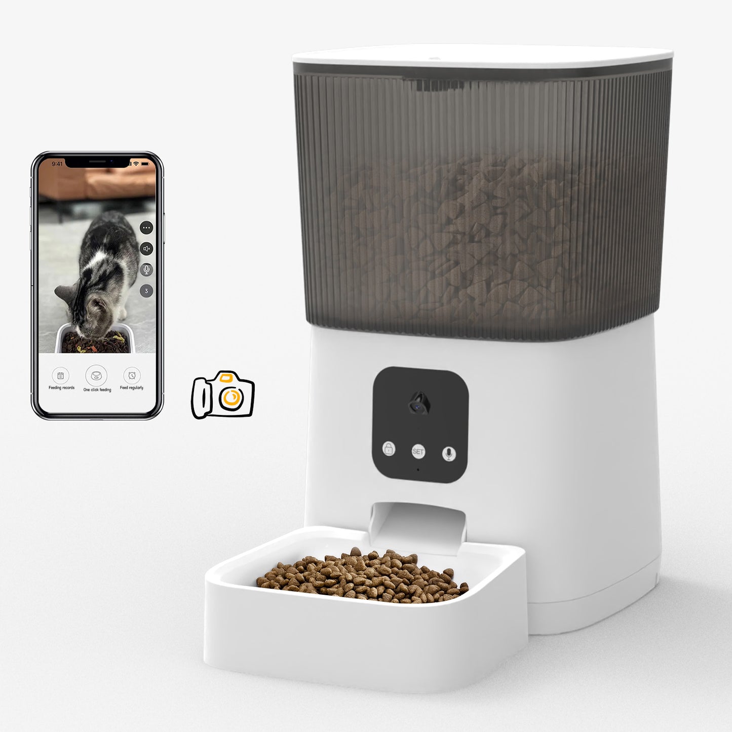 Clever Feeder With Camera 7L