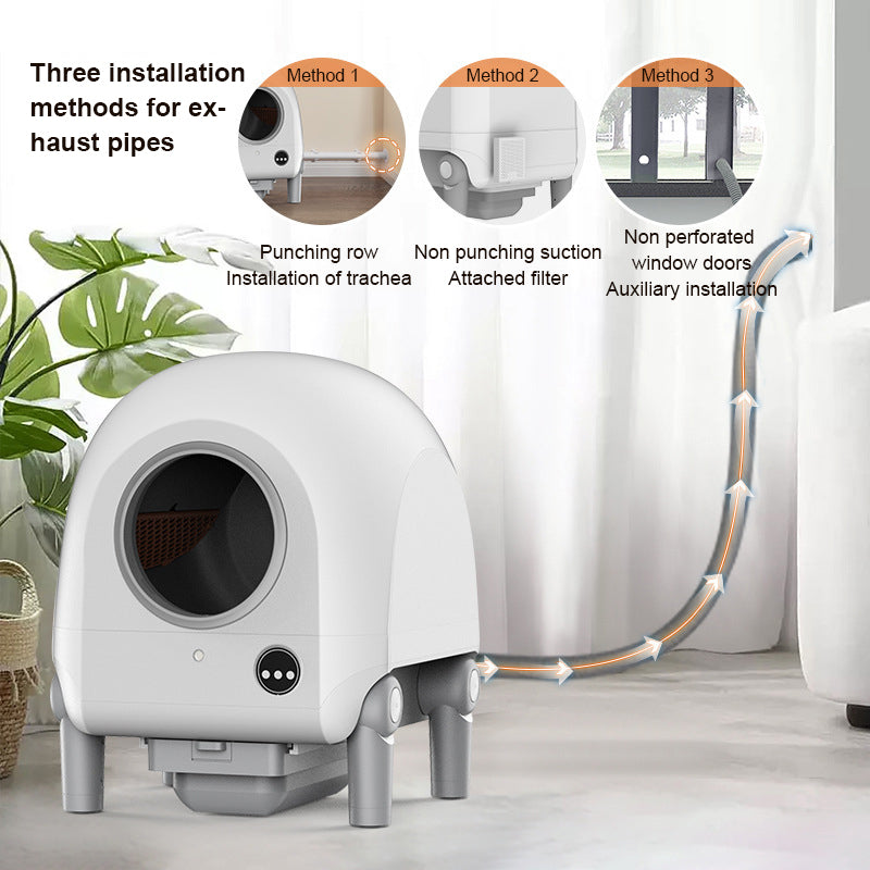 Mobipeet Meowl Max Self-Cleaning CatLitter Box