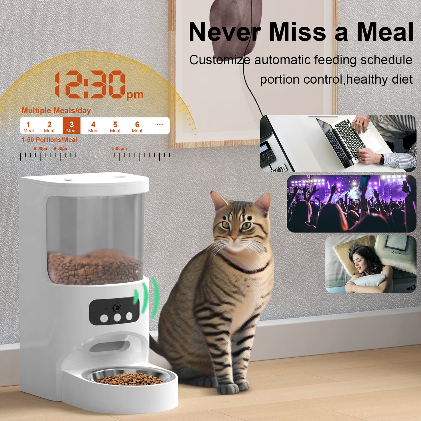 Tasty Feeder With Camera Pro Single Tray
