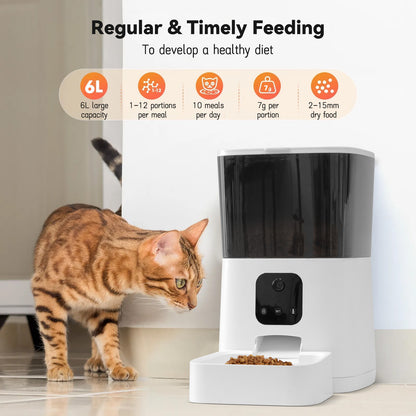 Clever Feeder With Camera Pro 6L