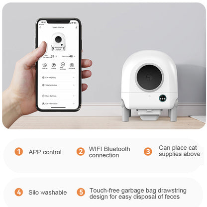 Mobipeet Meowl Max Self-Cleaning CatLitter Box