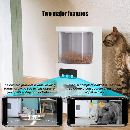 Tasty Feeder With Camera Pro Dual Tray